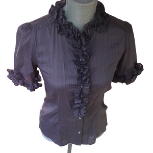 Banana Republic ruffle shirt